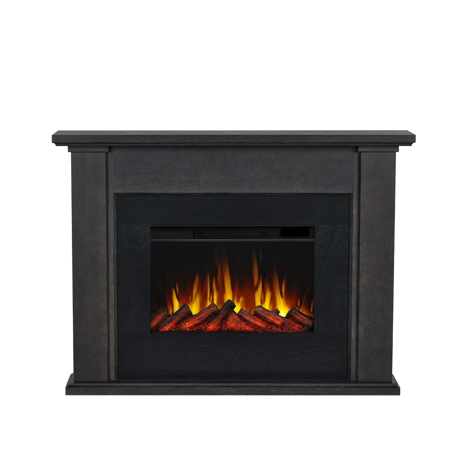 Real Flame 52 Inch Tejon Slim Electric Fireplace with Mantel