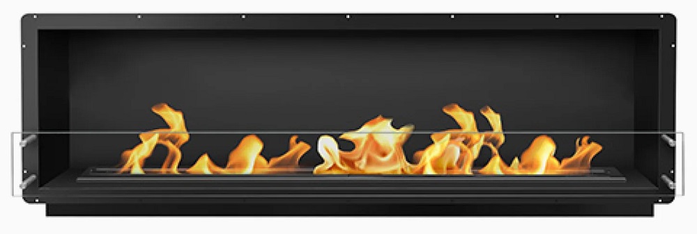 Bio Flame 84 Inch Ethanol Fireplace with 60 Inch Burner