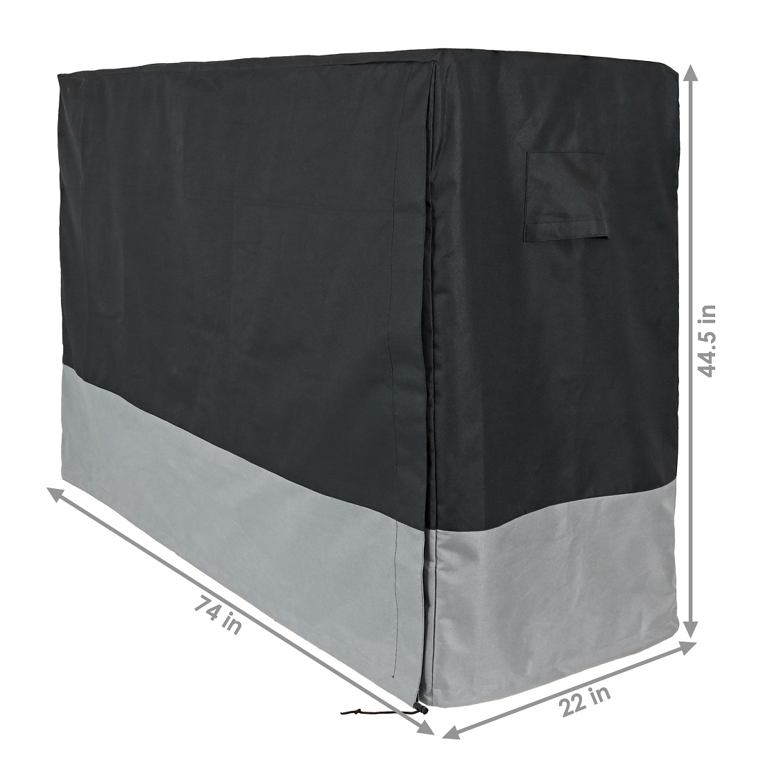 SunnyDaze 6 Foot Rectangle Heavy-Duty Polyester Firewood Log Rack Cover