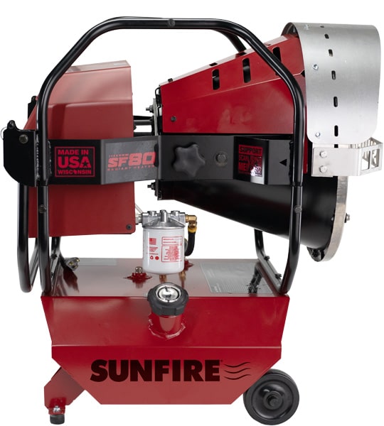 SunFire 80K BTU SF80 Diesel/Kerosene Radiant Heater