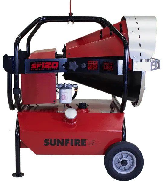 SunFire 120K BTU SF120 Diesel/Kerosene Radiant Heater