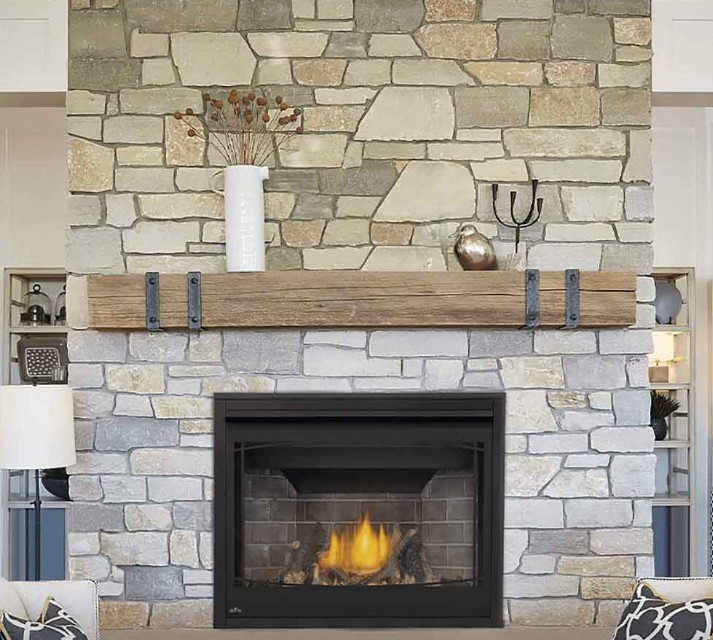 Napoleon 36 Inch Ascent X Direct Vent Natural Gas Fireplace - Millivolt