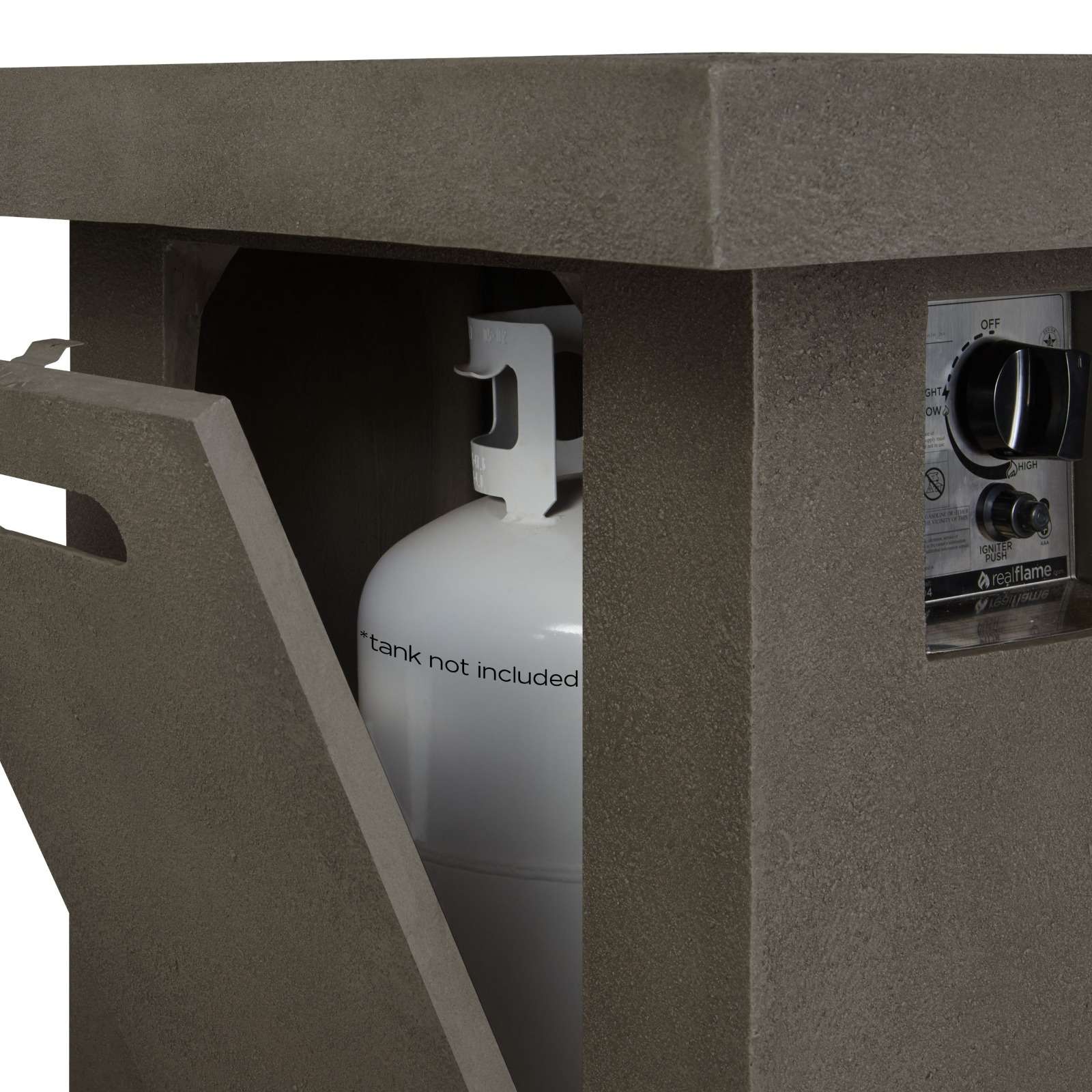Real Flame 50 Inch Ventura Rectangle Propane Fire Table