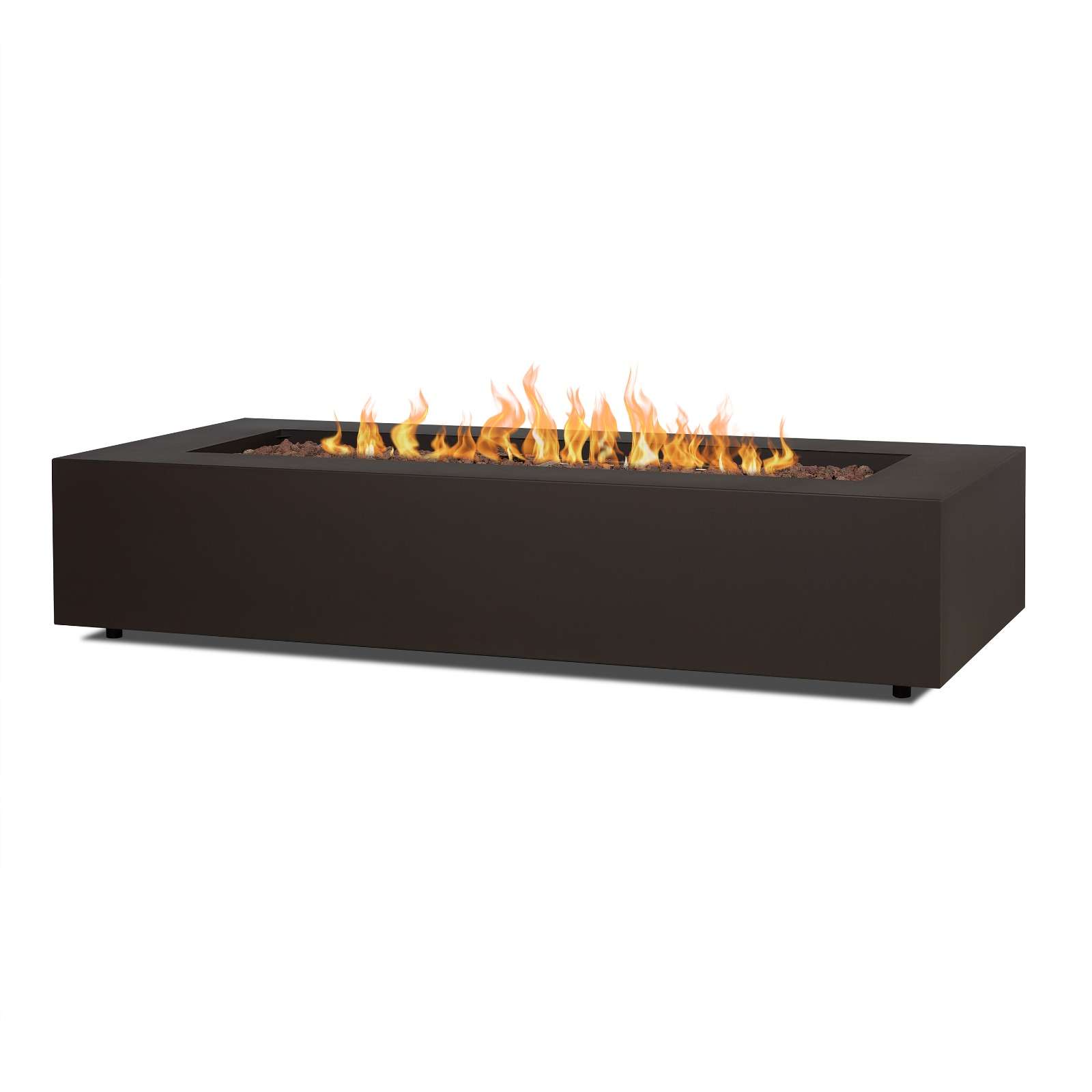 Real Flame 70 Inch Aegean Rectangle Propane Fire Table