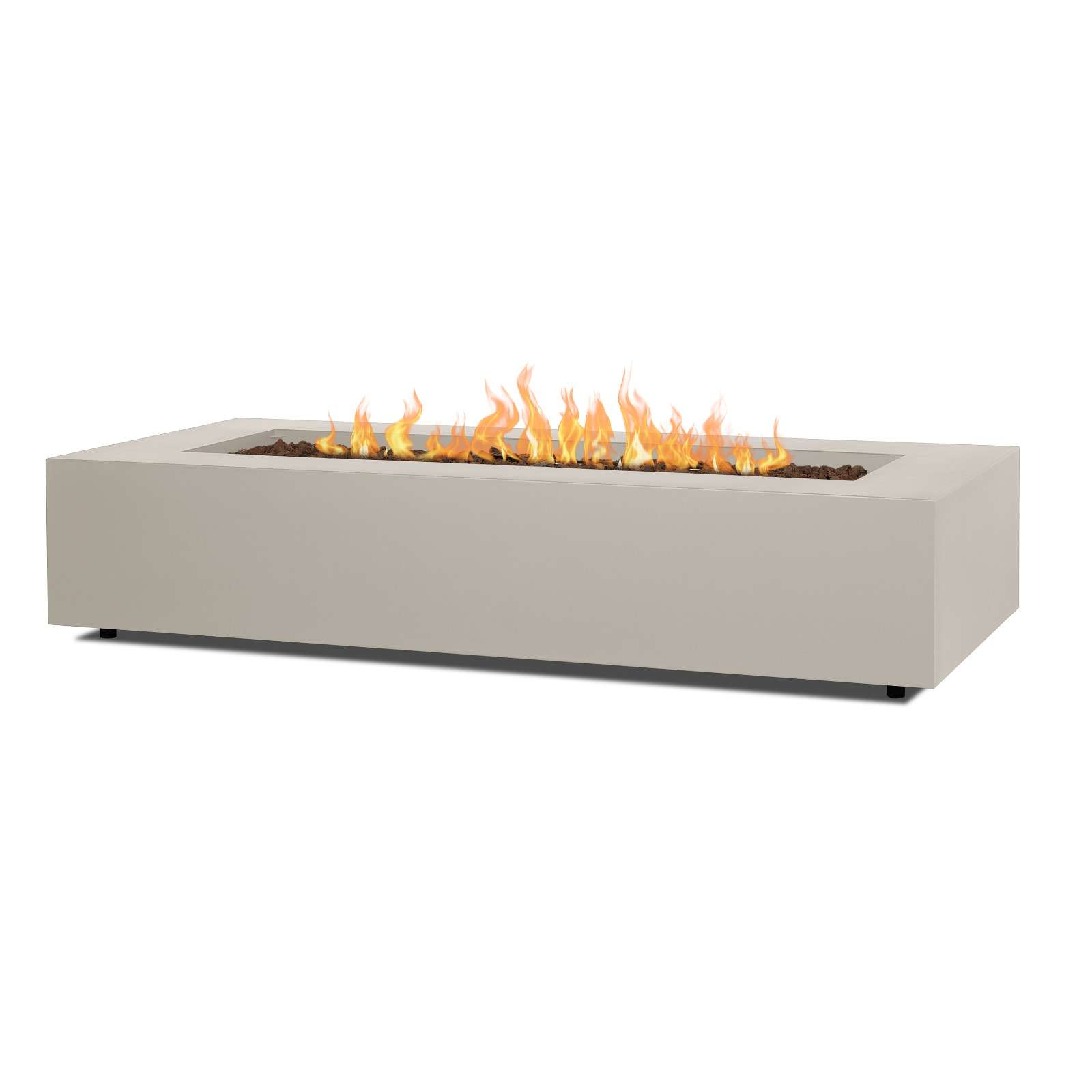 Real Flame 70 Inch Aegean Rectangle Propane Fire Table
