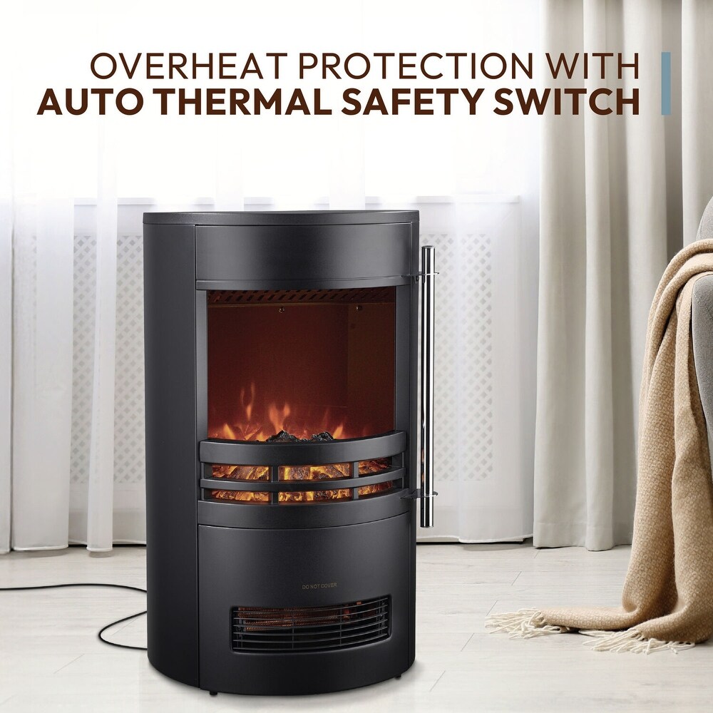Cambridge 16 Inch Round Freestanding Vent Free Electric Heating Stove