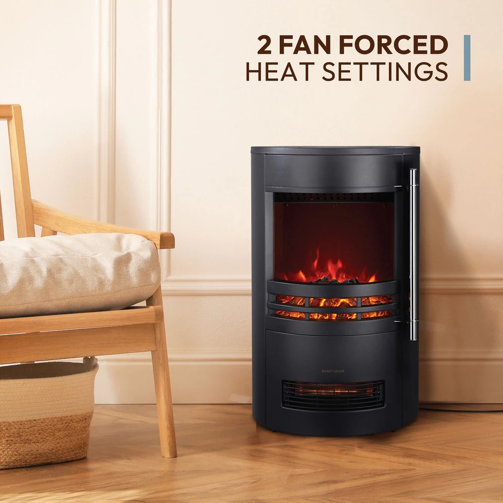 Cambridge 16 Inch Round Freestanding Vent Free Electric Heating Stove