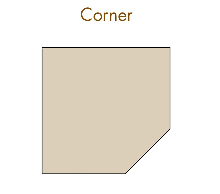 American Panel 40 Inch Corner Pedestal Riser