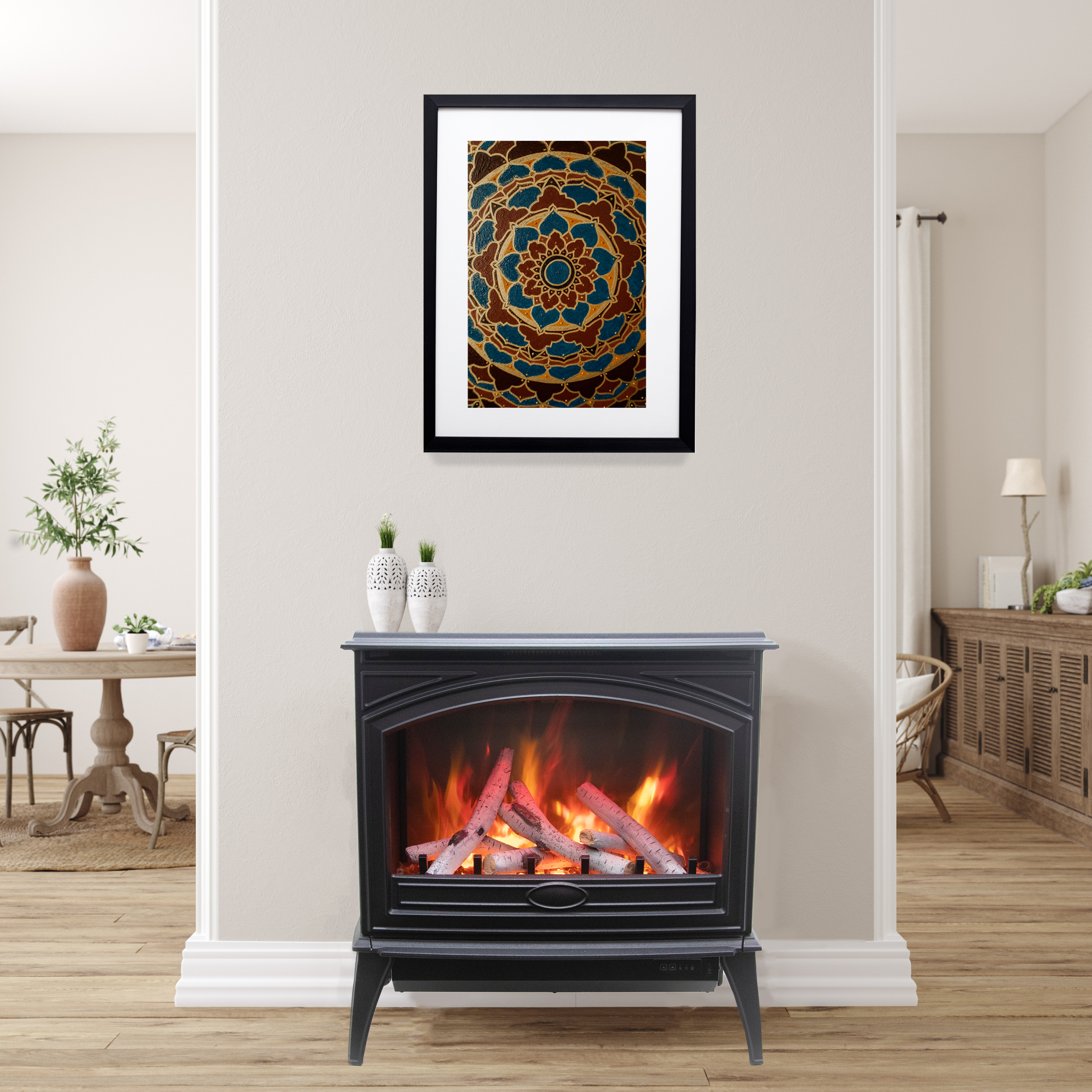 Amantii 20 Inch Lynwood Freestanding Cast Iron Electric Stove