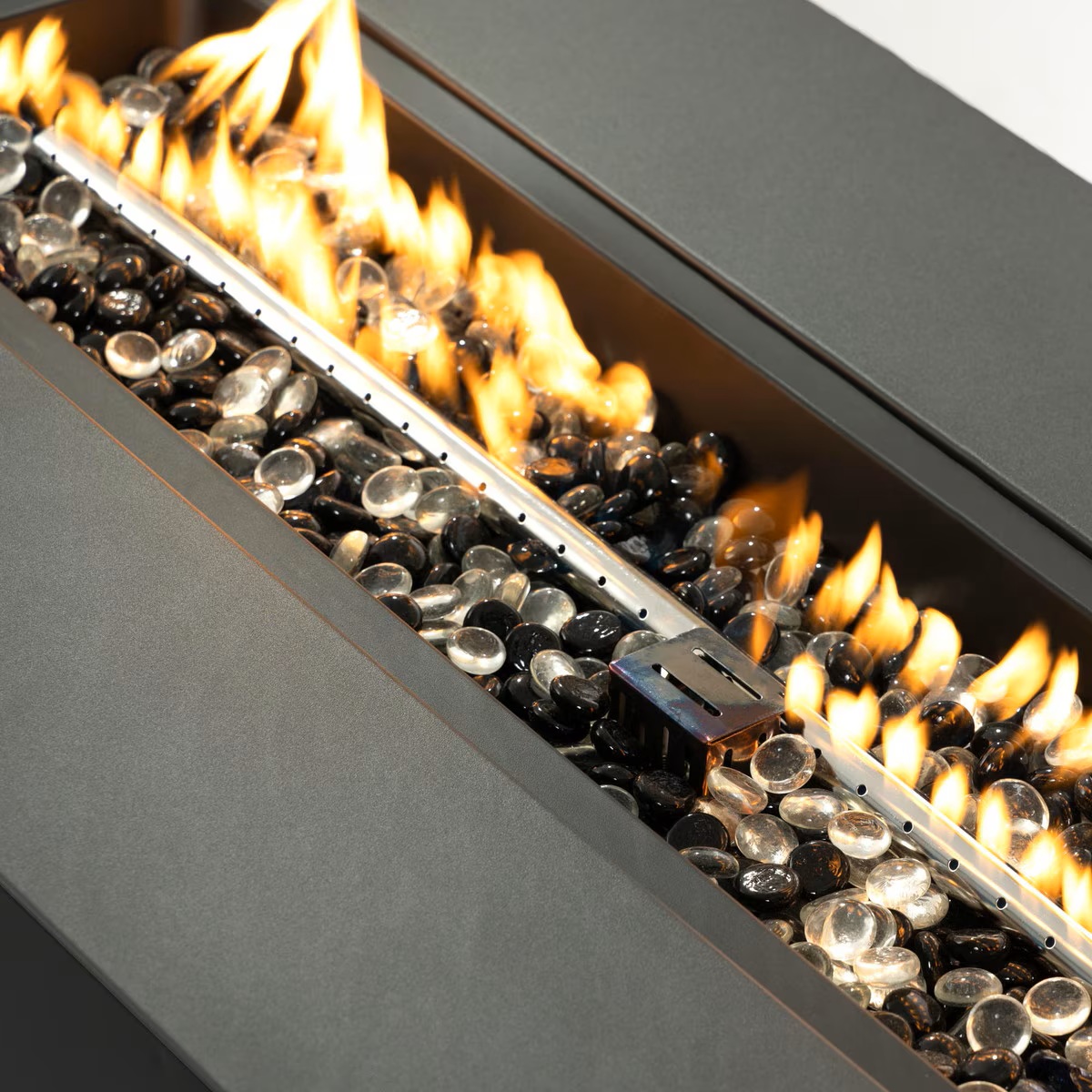 JR Home 42 Inch Paramount Aurora LED Propane Fire Table