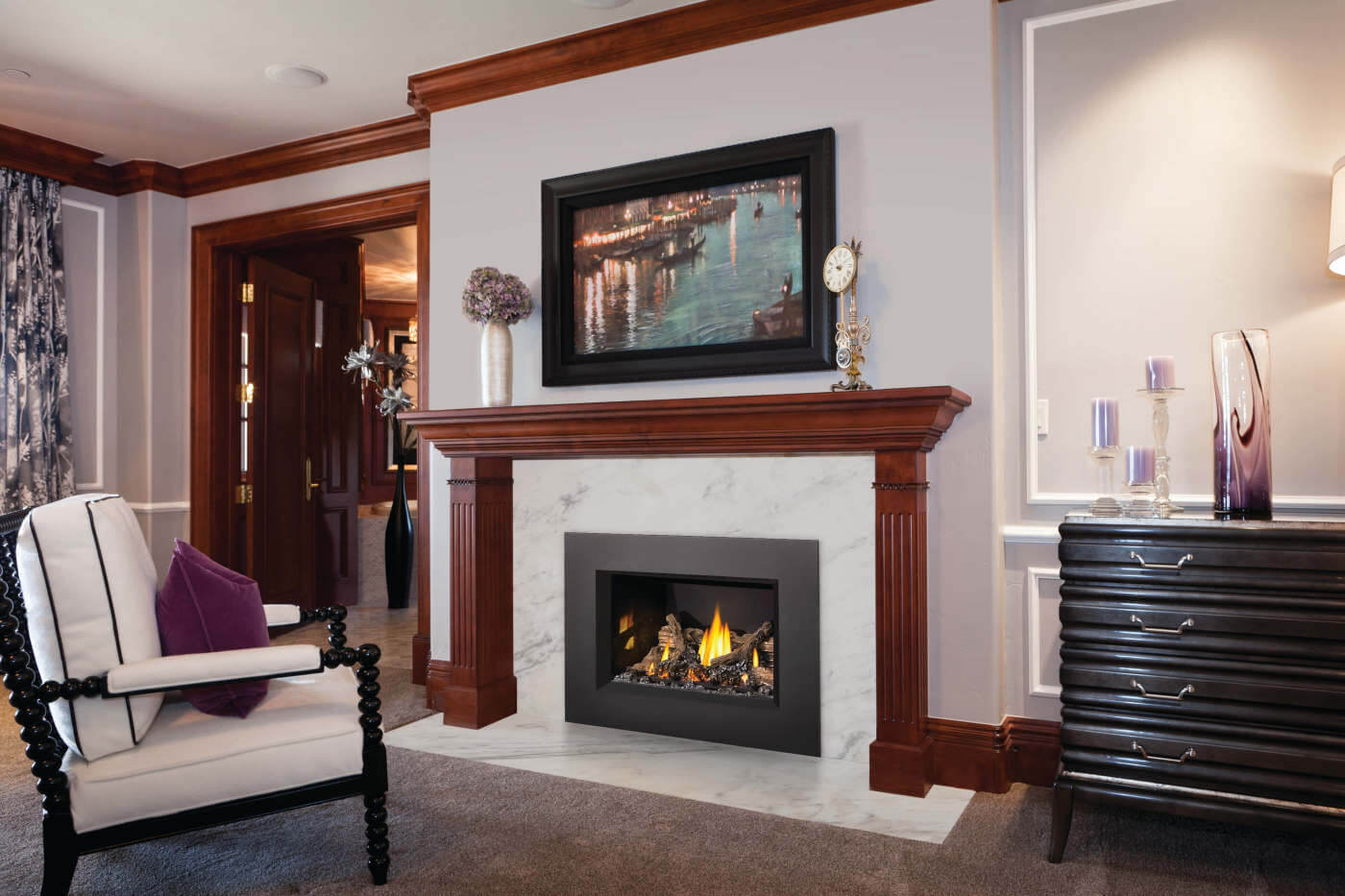 Napoleon Oakville X3 Direct Vent Natural Gas Fireplace Insert - Electronic Ignition