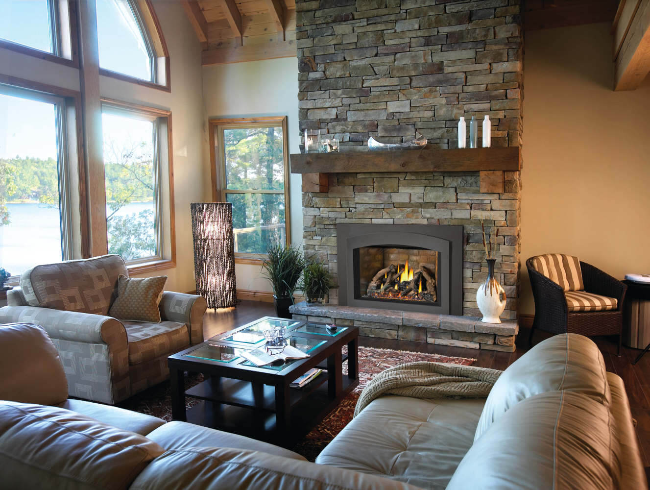 Napoleon Oakville X4 Direct Vent Natural Gas Fireplace Insert - Electronic Ignition