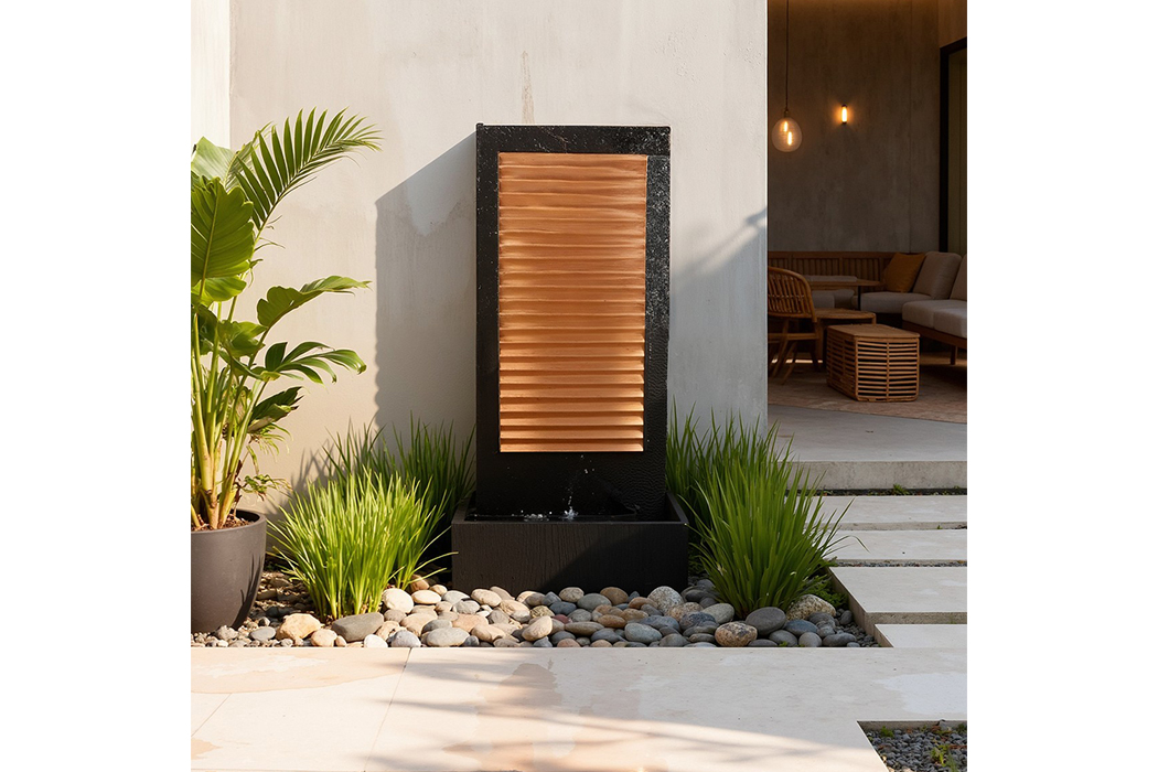 Exaco Zig Zag Copper Fountain