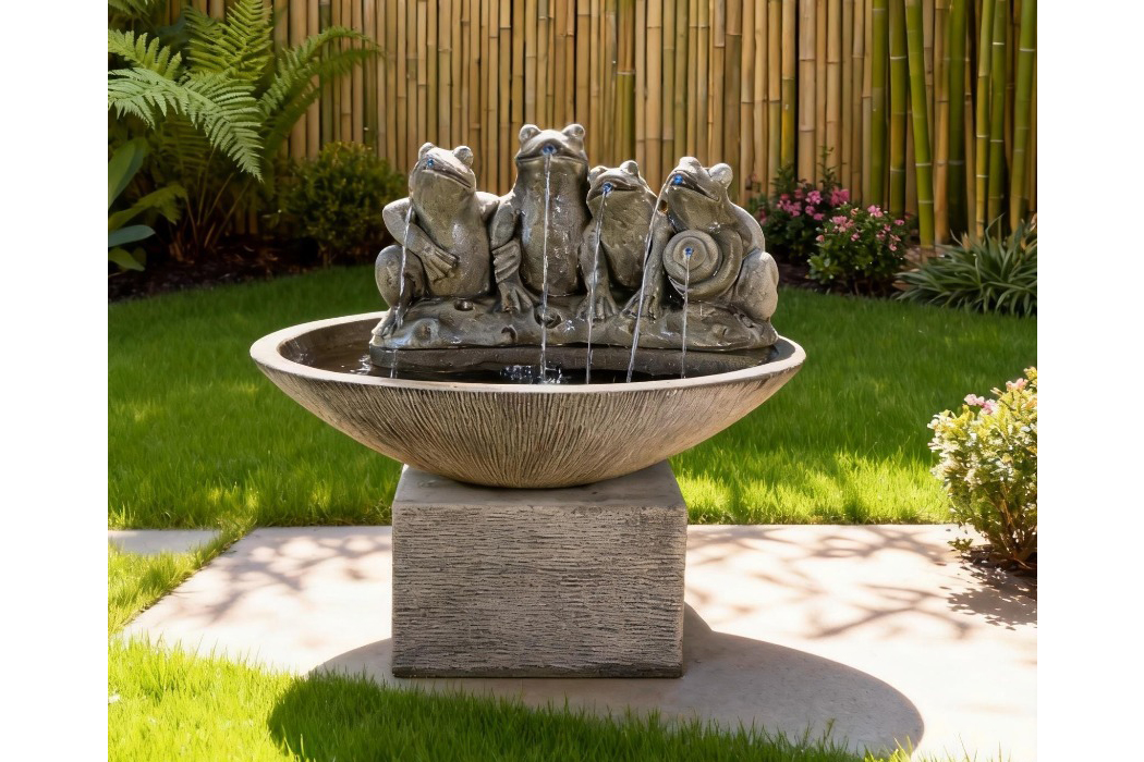 Exaco Frogs in the Pond Fountain