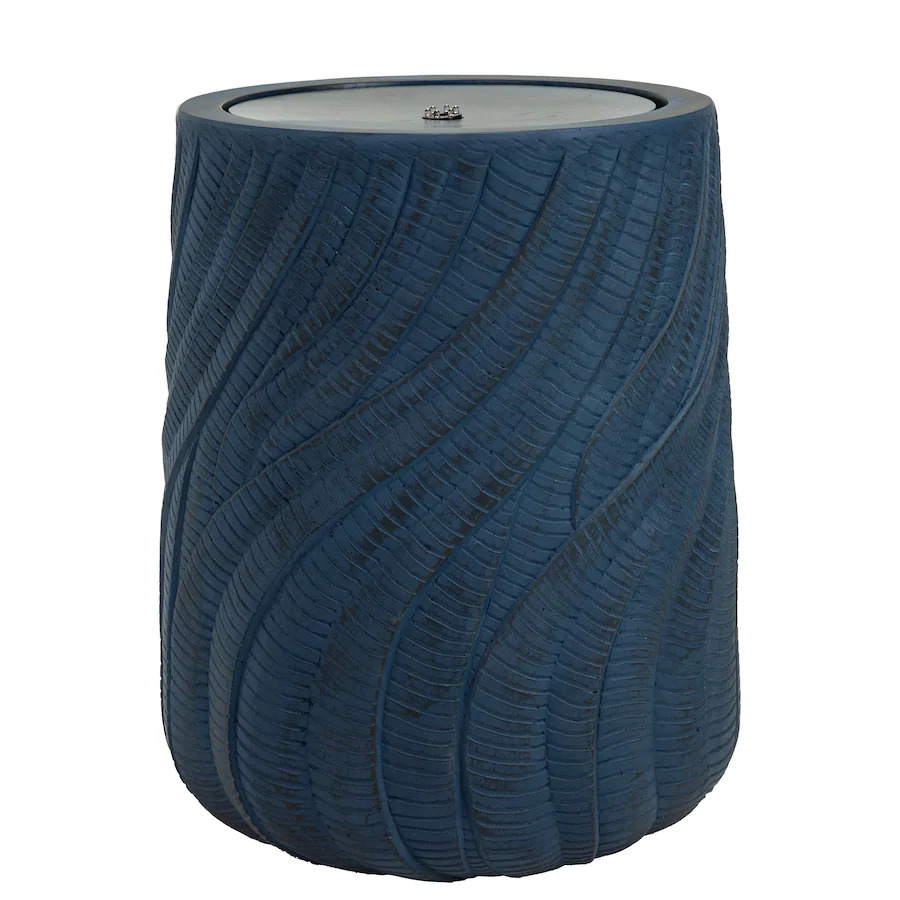 Sunnydaze Textured Spiral Outdoor Bubble Fountain