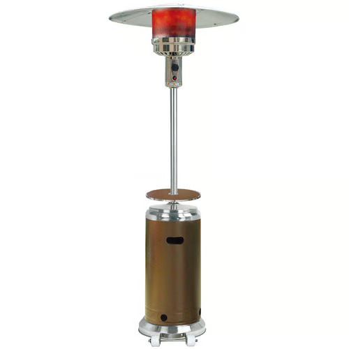 Hanover 7 Foot 48K BTU Steel Umbrella Patio Propane Heater