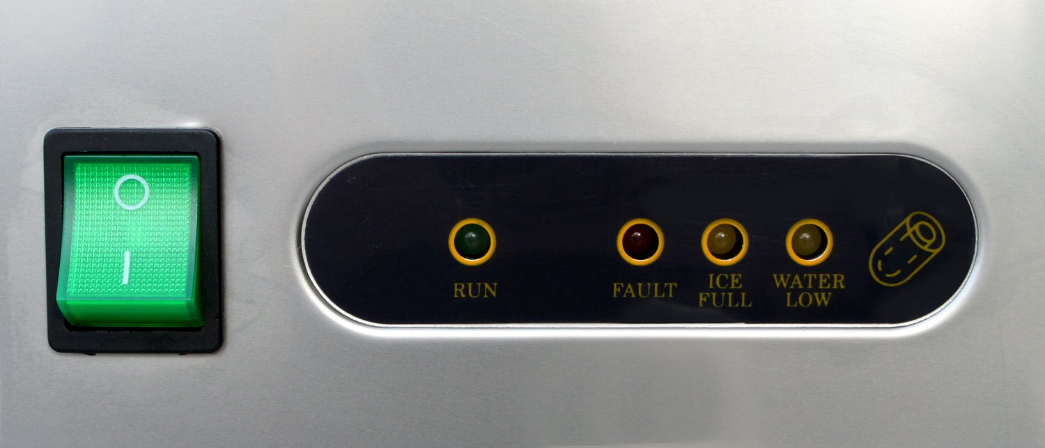 Sunpentown Automatic Stainless Steel Ice Maker - 110 Pounds