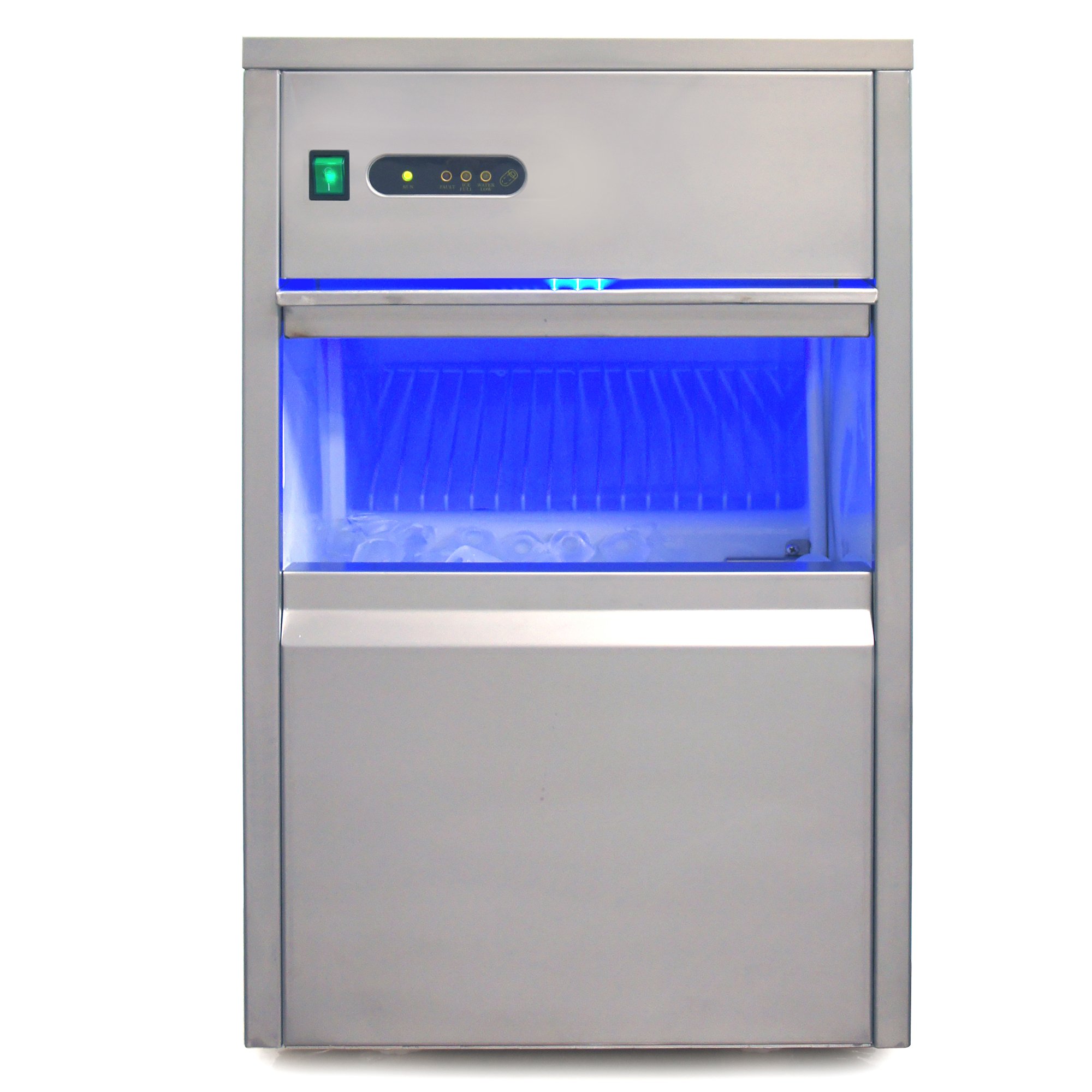 Sunpentown Automatic Stainless Steel Ice Maker - 110 Pounds