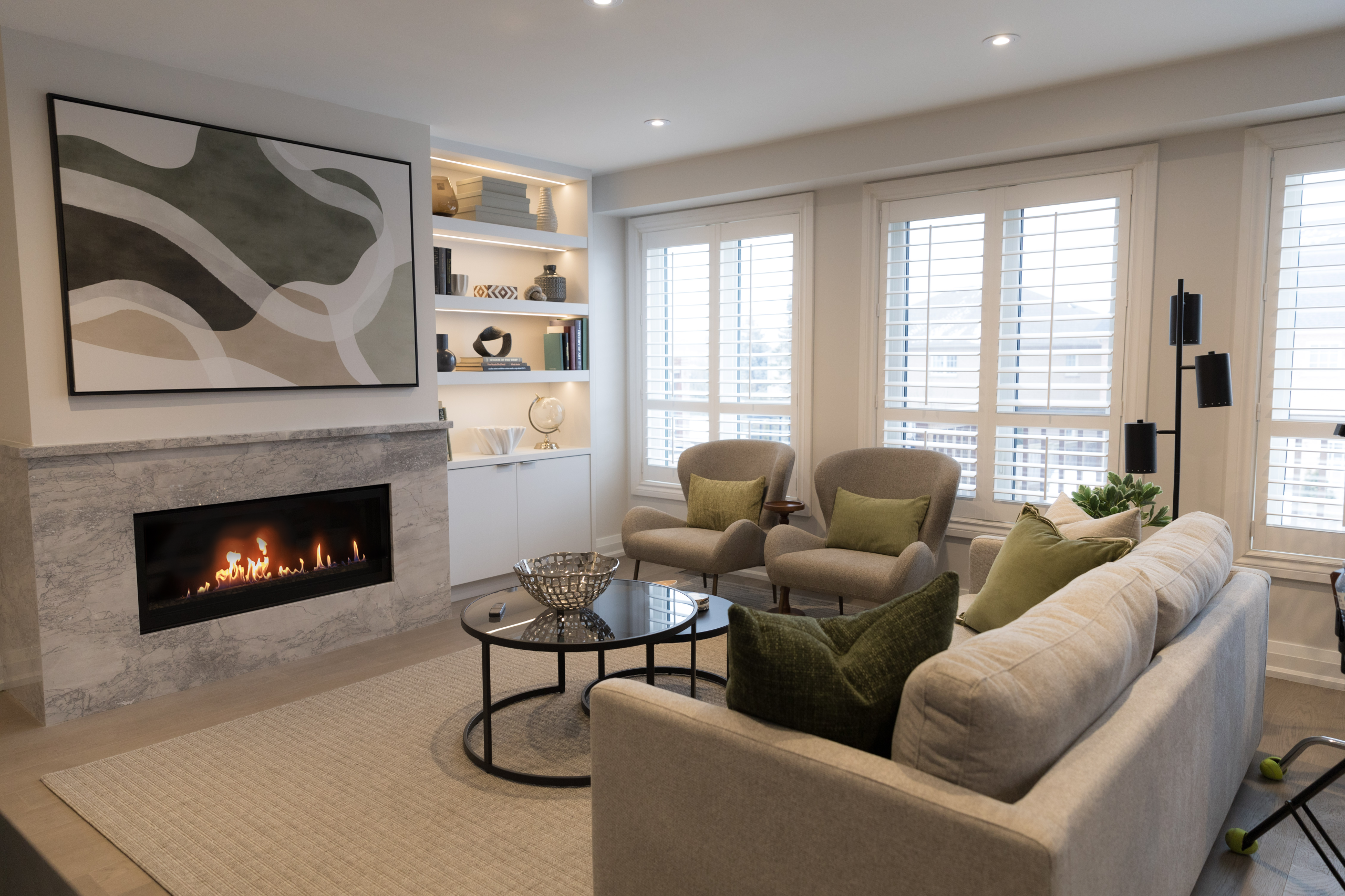 Sierra Flame 45 Inch Lamego Zero Clearance Direct Vent Gas Fireplace