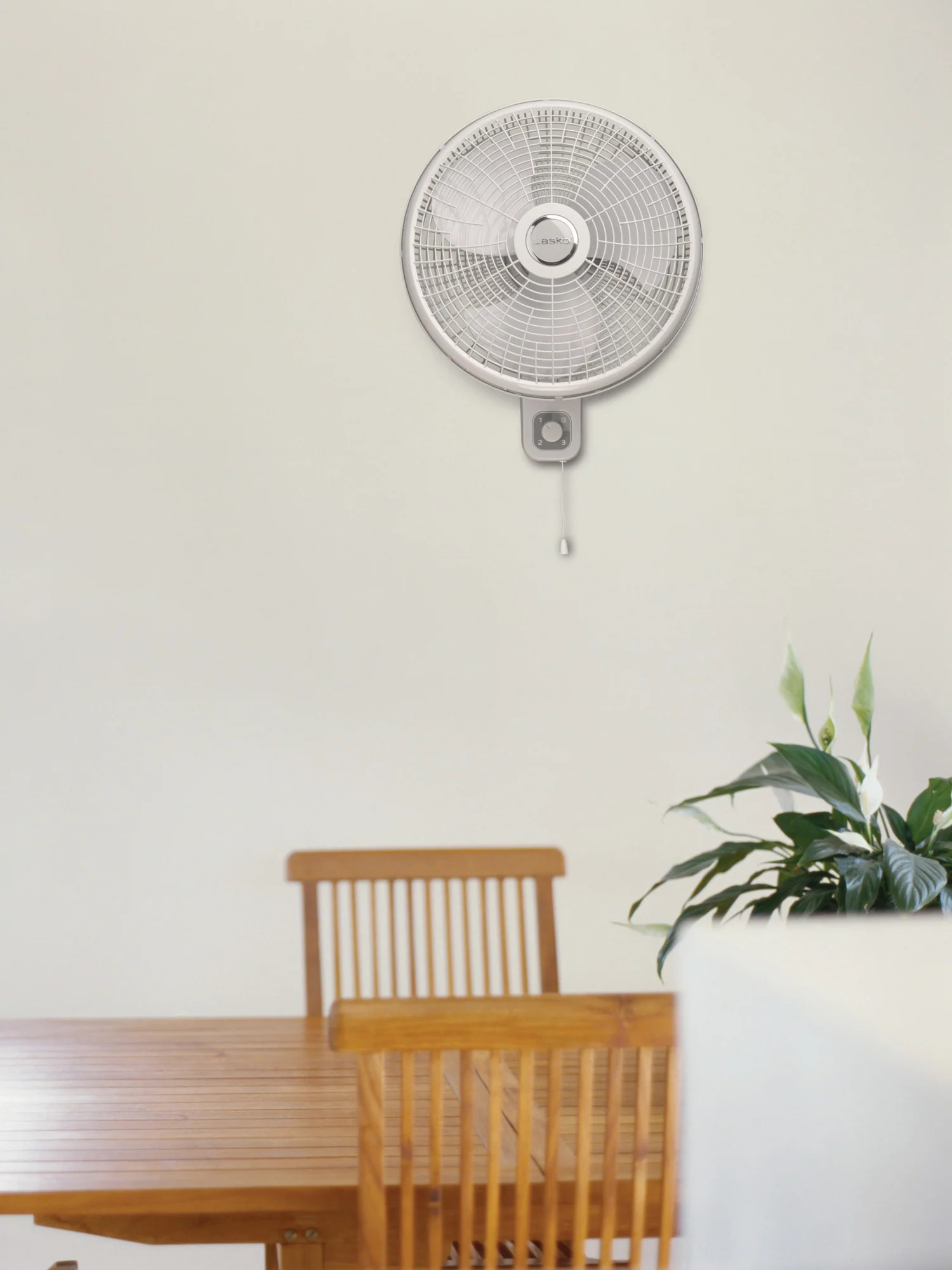 Lasko 16 Inch 3-Speed Oscillating Wall Mount Fan