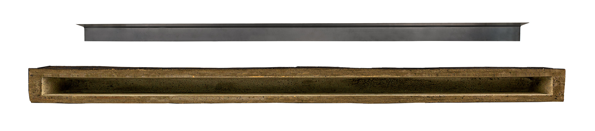 Pearl Mantels 60 Inch Blue Ridge Non-Combustible Fireplace Mantel Shelf