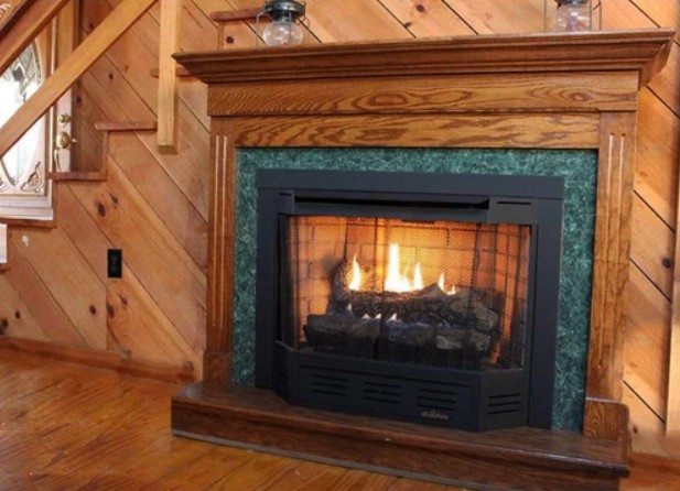 Buck Stove 33K BTU 329 Classic Vent Free Freestanding Gas Fireplace