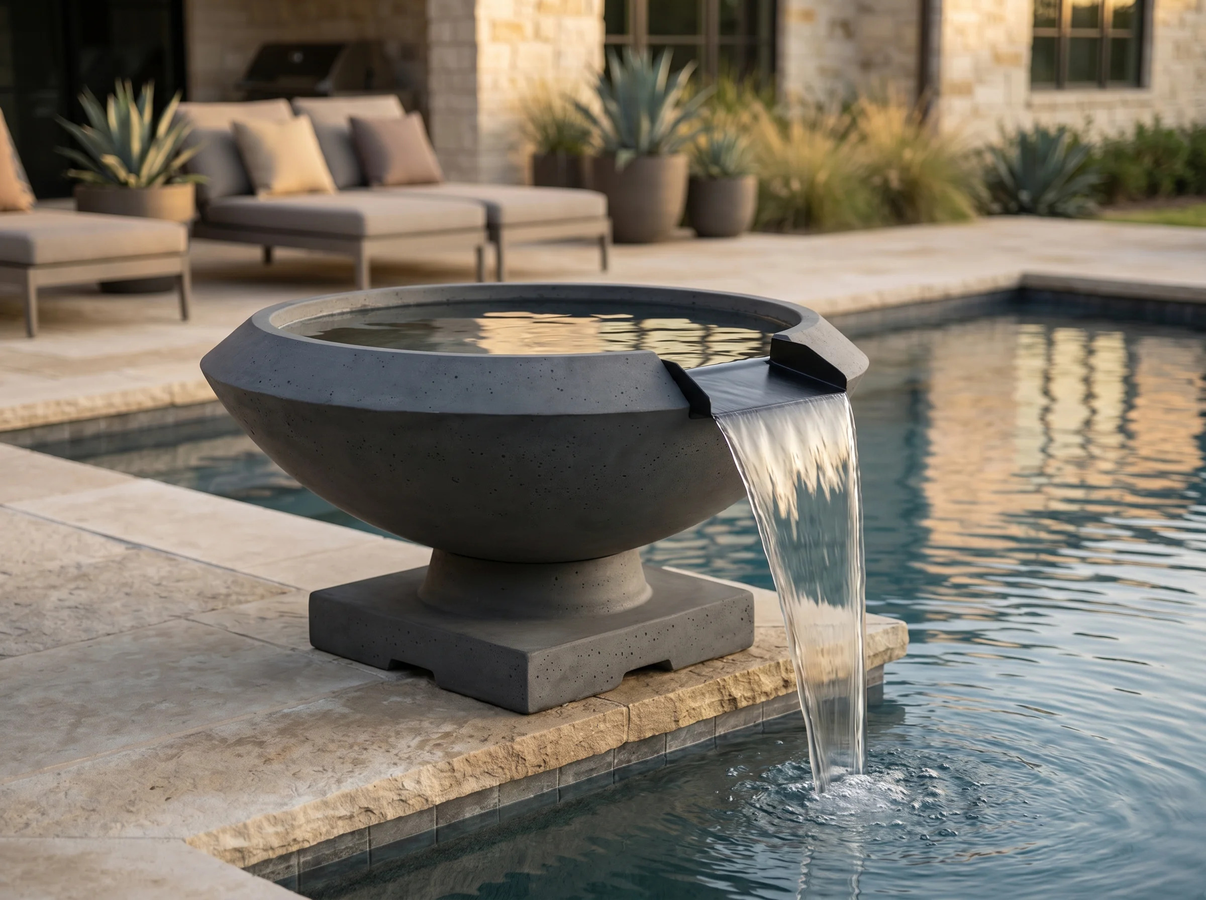 Prism Hardscapes 33 Inch Toscana Water Bowl