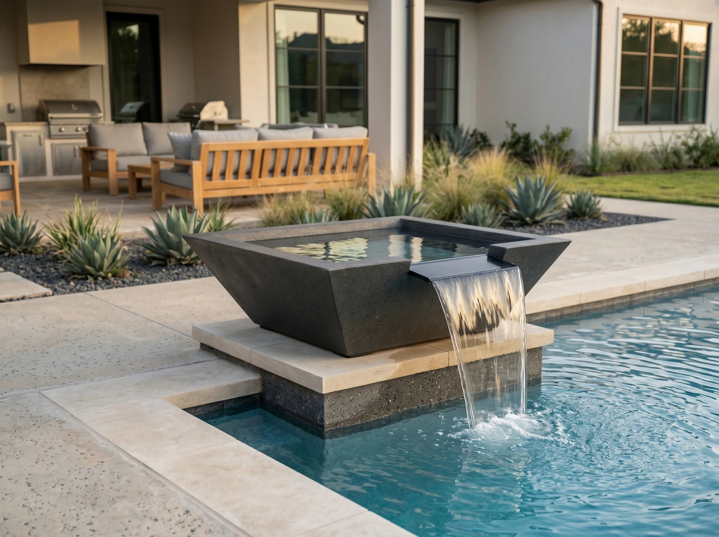 Prism Hardscapes 30 Inch Lombard Pedestal Water Bowl