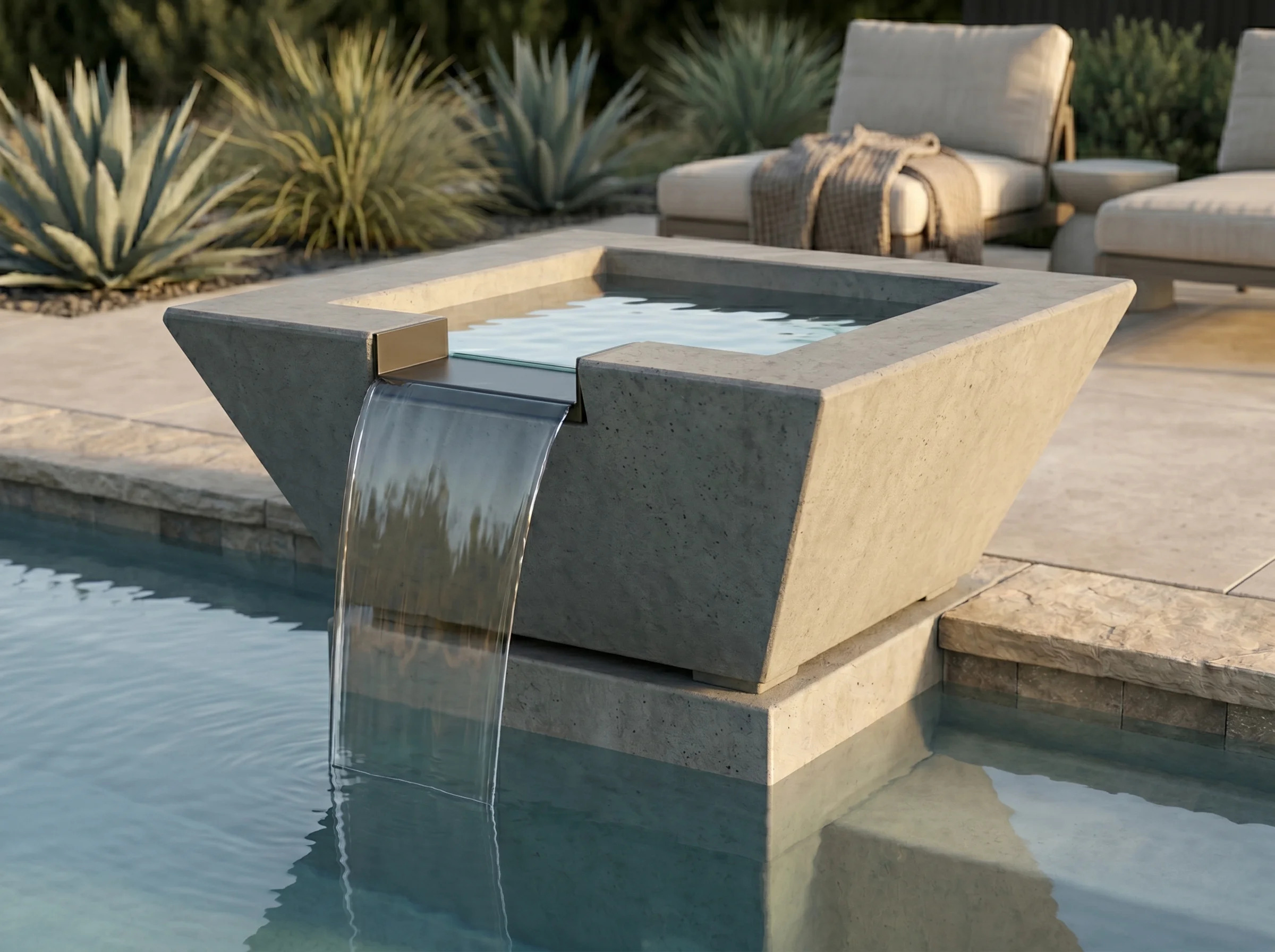 Prism Hardscapes 30 Inch Lombard Tall Water Bowl