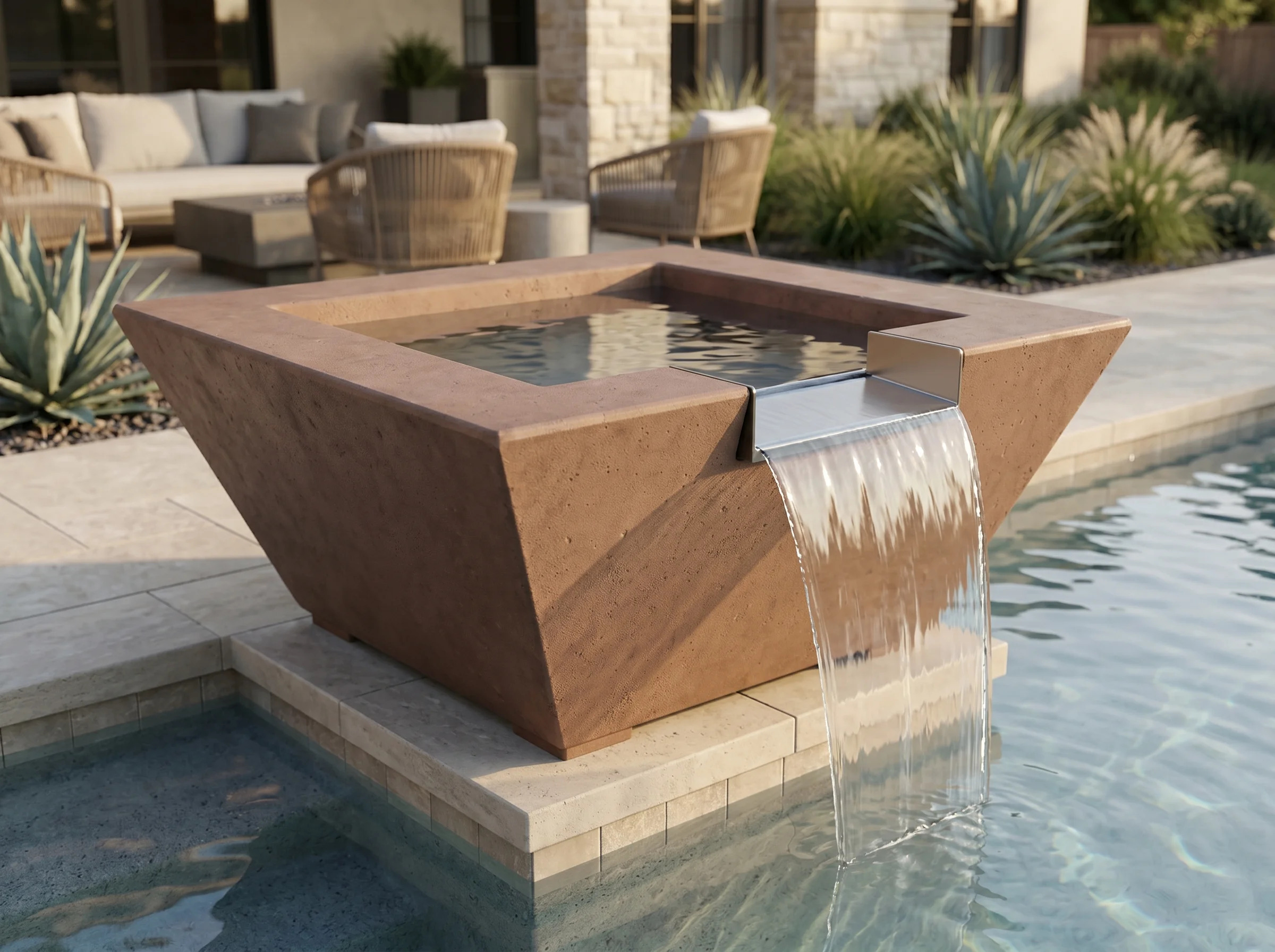Prism Hardscapes 30 Inch Lombard Tall Water Bowl