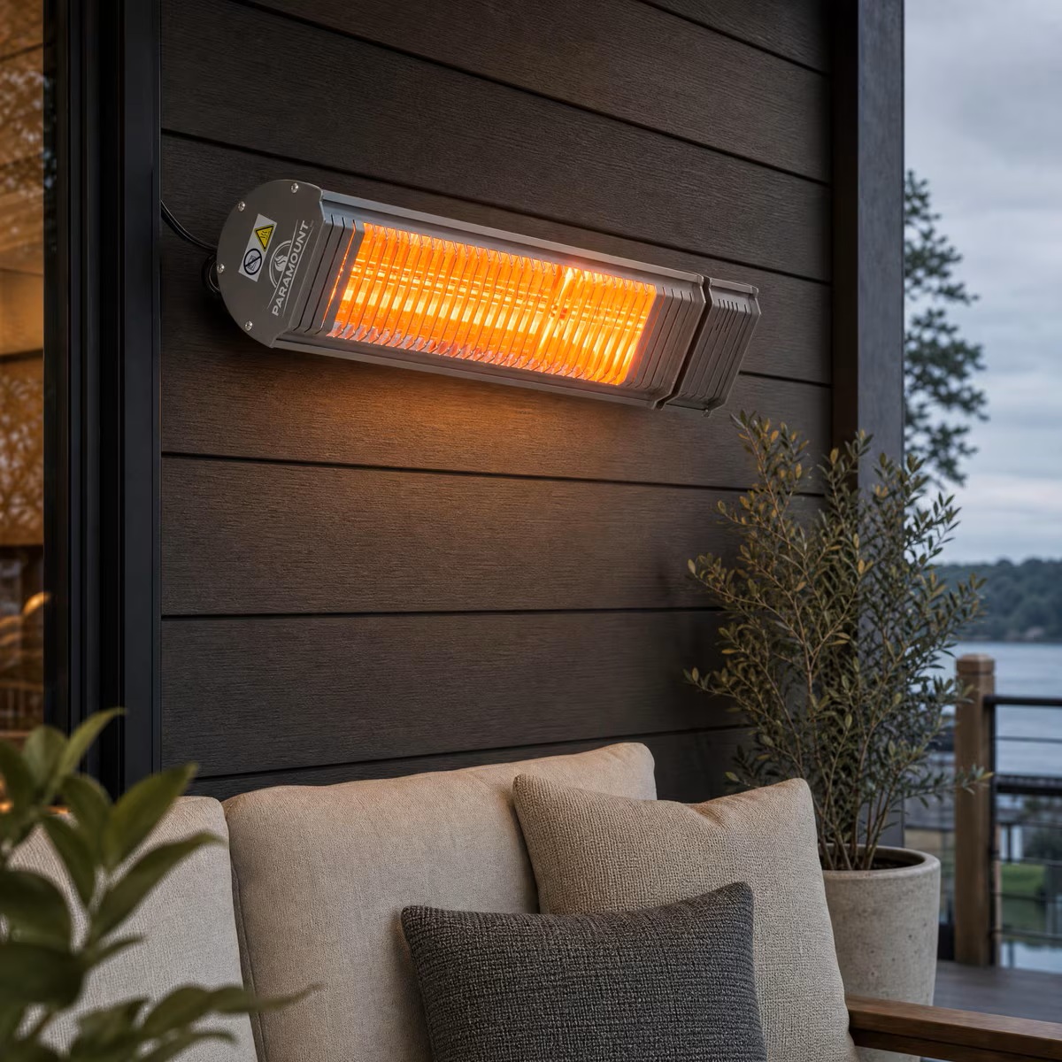 JR Home 22 Inch Paramount Smart Electric Patio Heater