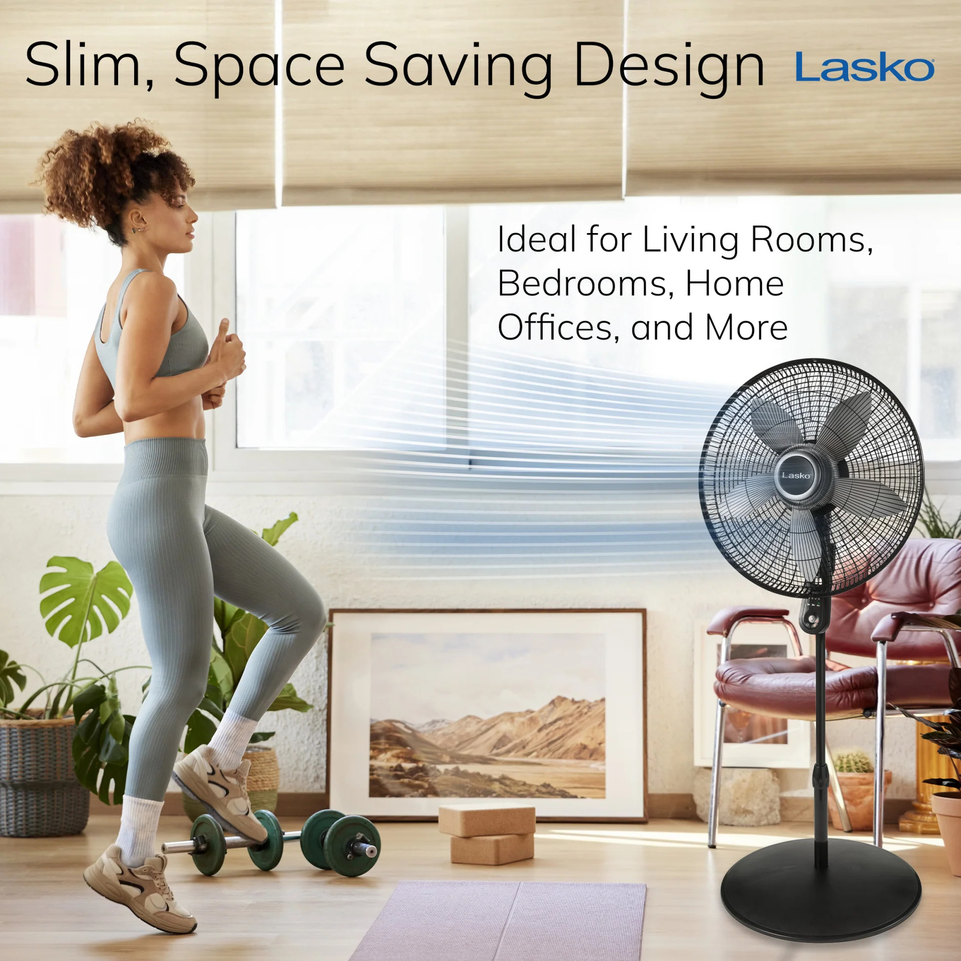 Lasko 20 Inch Pedestal Fan with Remote