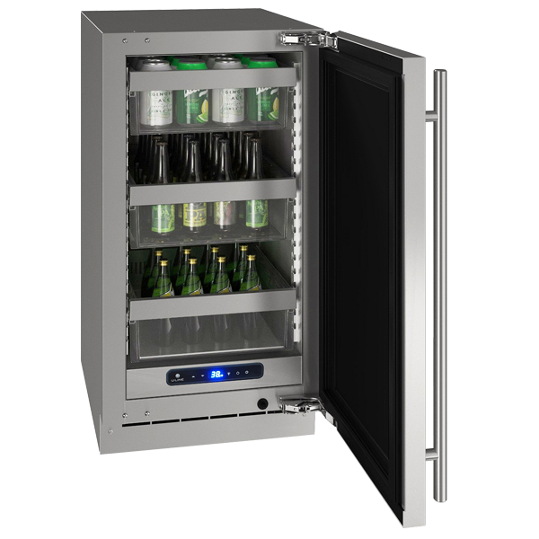 U-Line 18 Inch 5 Class Refrigerator with Solid Door