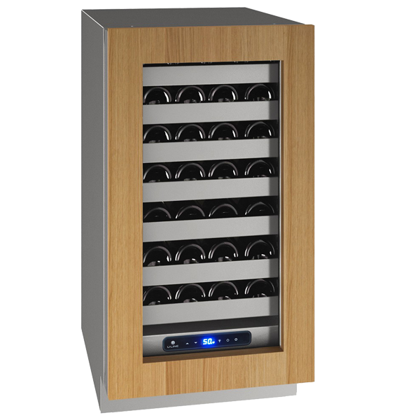 U-Line 18 Inch 5 Class Single Zone Wine Refrigerator with Glass Door