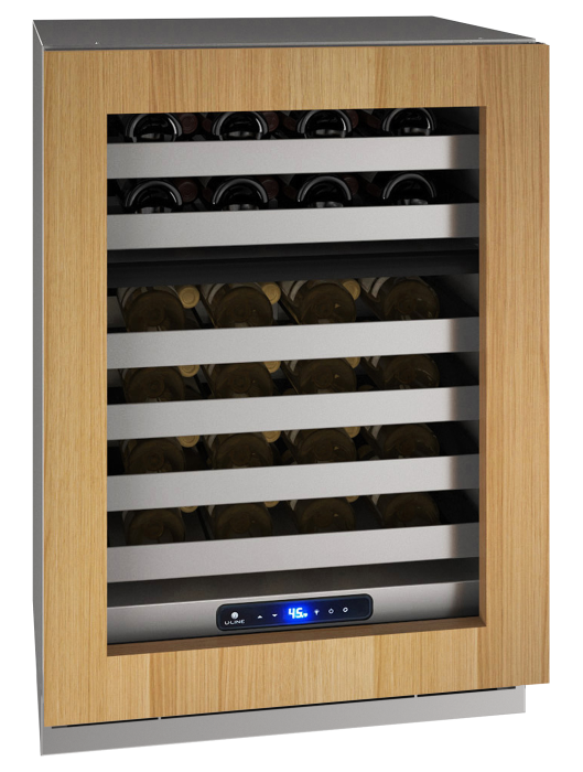 U-Line 24 Inch 5 Class Dual Zone Wine Refrigerator with Glass Door