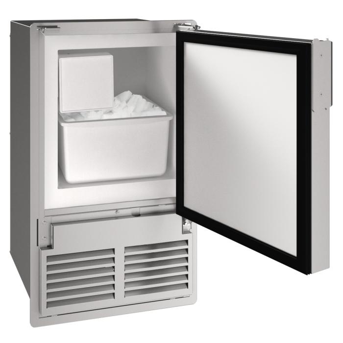 U-Line 14 Inch 115V Marine Crescent Ice Machine - Flange to Cabinet