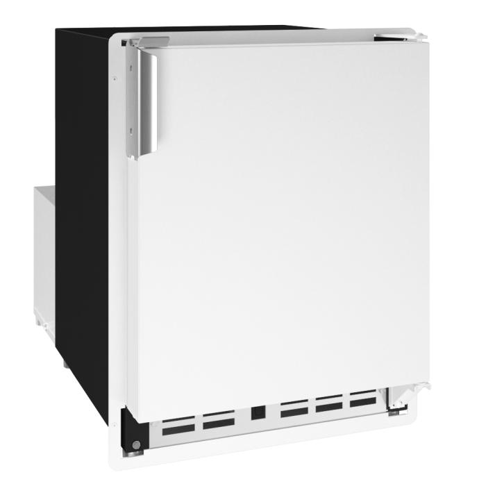 U-Line 14 Inch 230V Marine Crescent Ice Machine - Flange to Cabinet