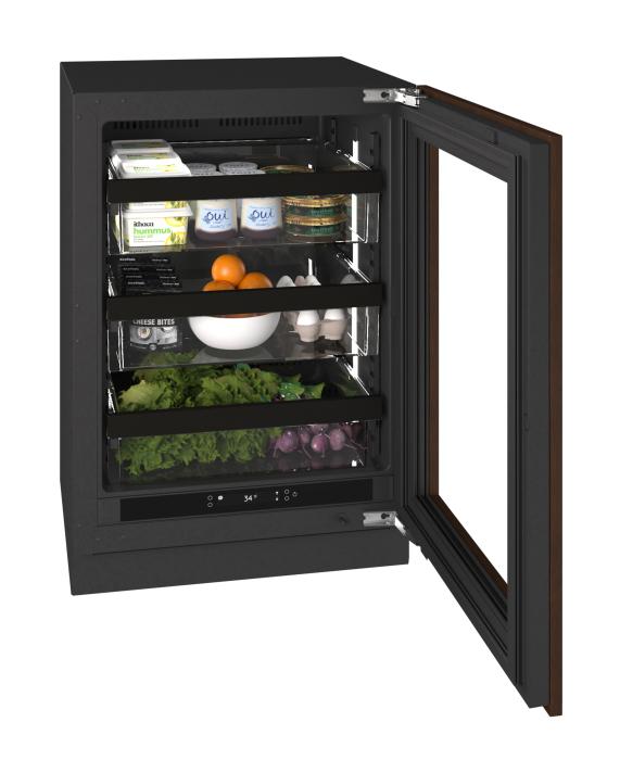 U-Line 24 Inch URRE415 Reversible Hinge Refrigerator