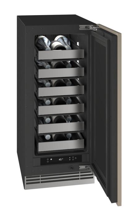 U-Line 15 Inch Wine Refrigerator with Solid Door