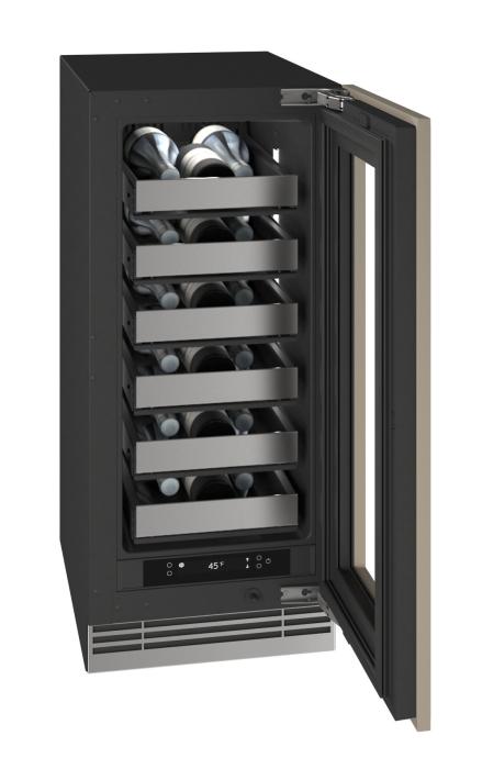 U-Line 15 Inch Wine Refrigerator with Glass Door