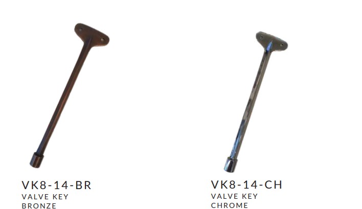 Dagan VK8-14 1/4 Inch Fitting Gas Valve Key
