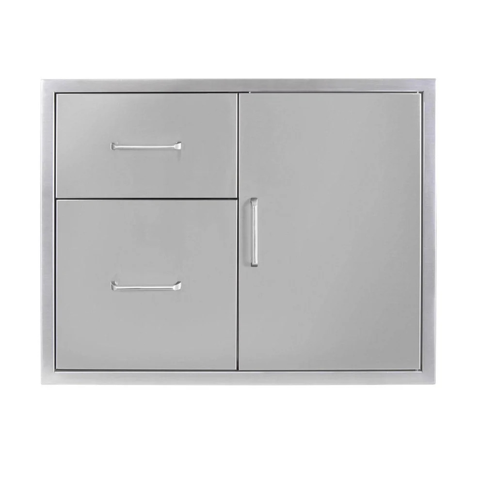 Wildfire 30 x 21 Inch Stainless Steel Double Drawer and Access Door