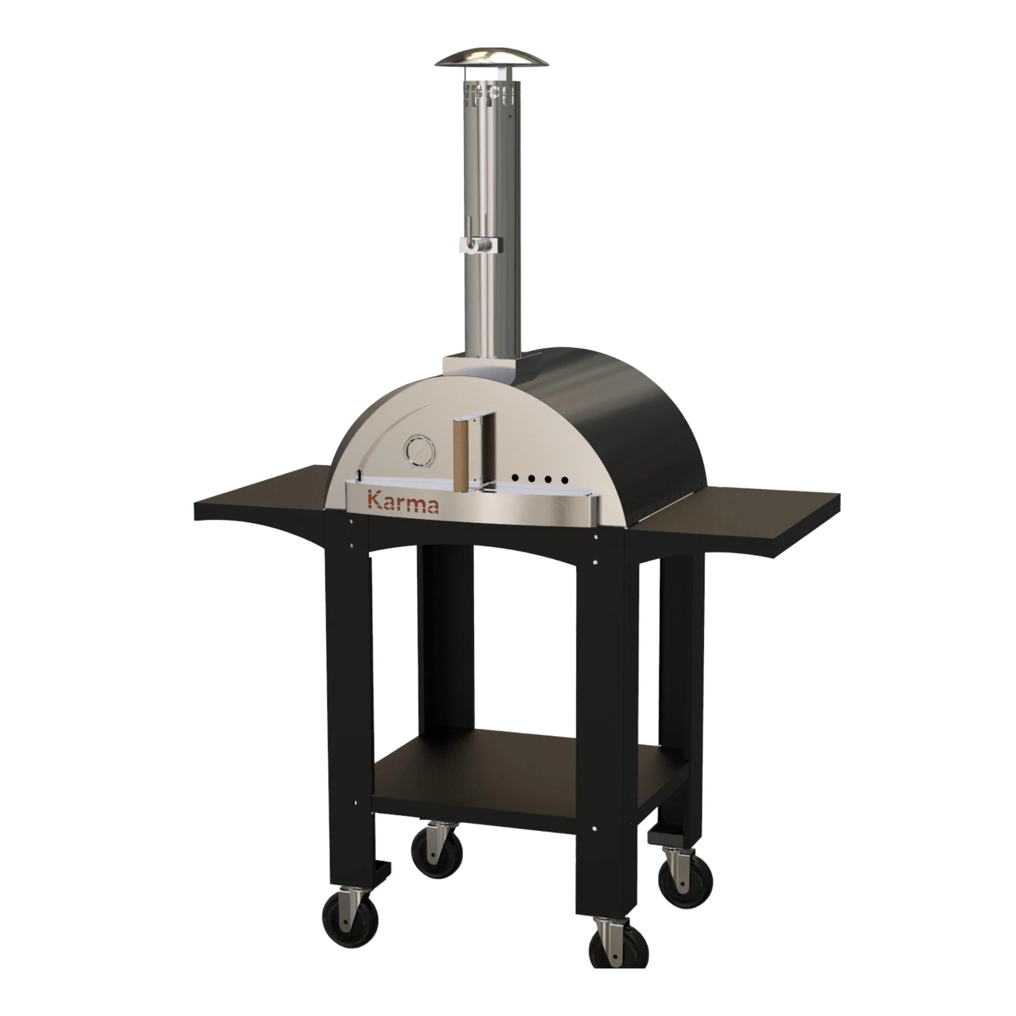WPPO 48 Inch Karma Wood Fired Pizza Oven Cart
