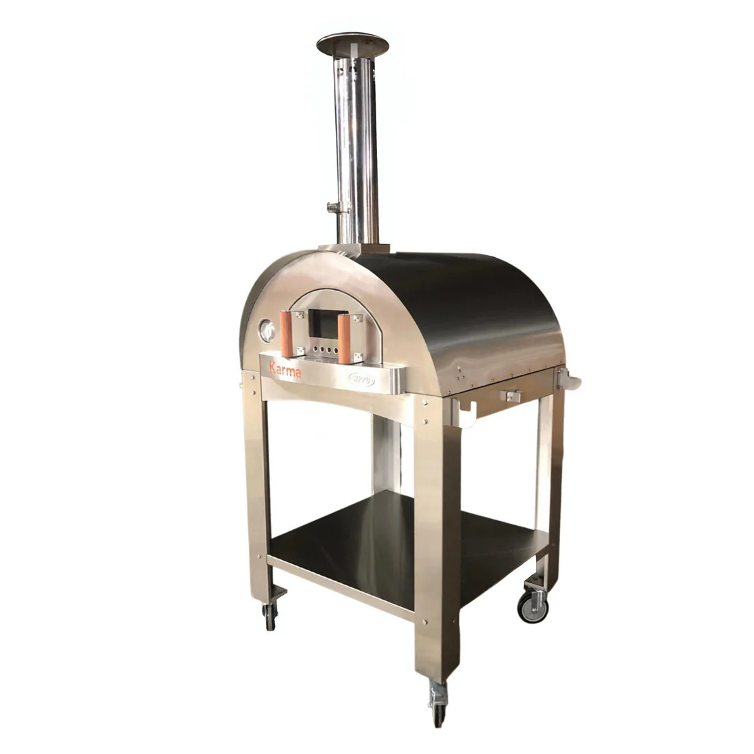 WPPO 42 Inch Karma Stainless Steel Wood Fired Pizza Oven