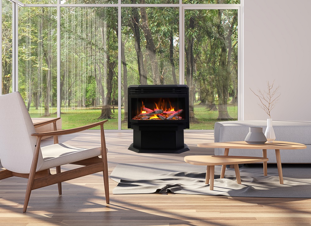 Amantii 26 Inch Free-Standing Electric Fireplace