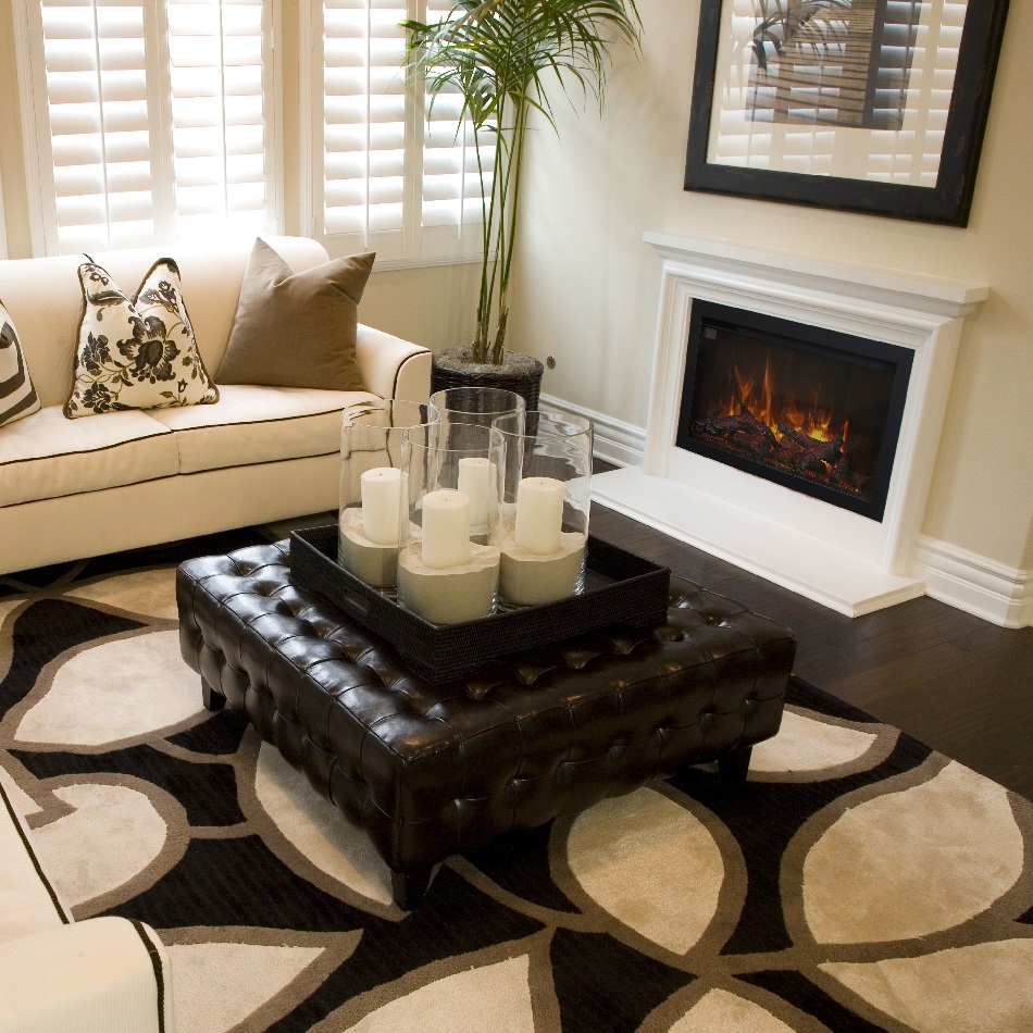 Amantii 26 Inch Traditional Extra Slim Built-In Smart Electric Fireplace