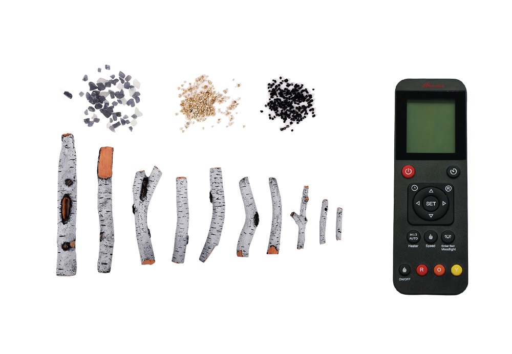 Amantii 50 Inch Tru-View Slim Built-In Smart Linear Electric Fireplace