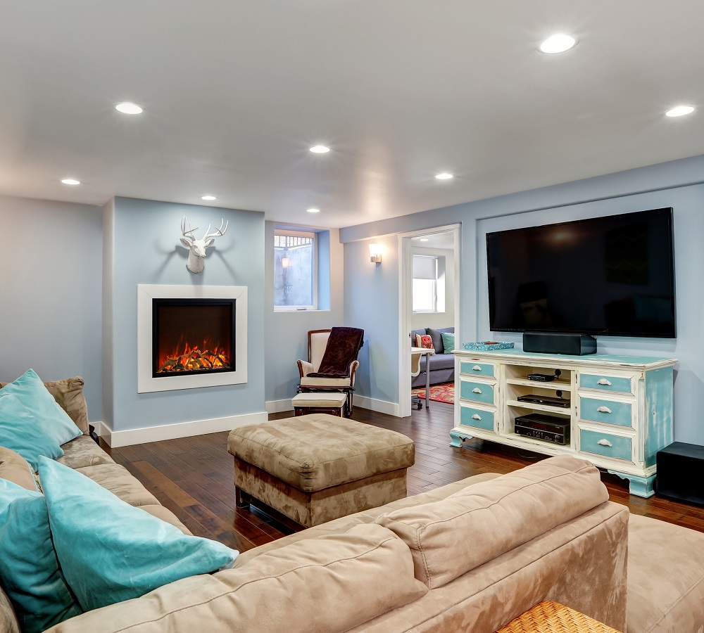 Amantii 48 Inch Traditional Built-In Smart Electric Fireplace