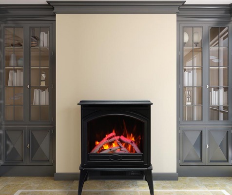 Amantii 23 Inch E50 Free-Standing Cast Iron Electric Heating Stove