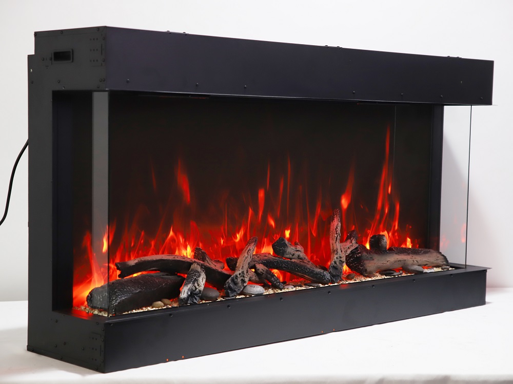 Amantii 50 Inch Tru-View Extra Tall XL Built-In Smart Electric Linear Fireplace